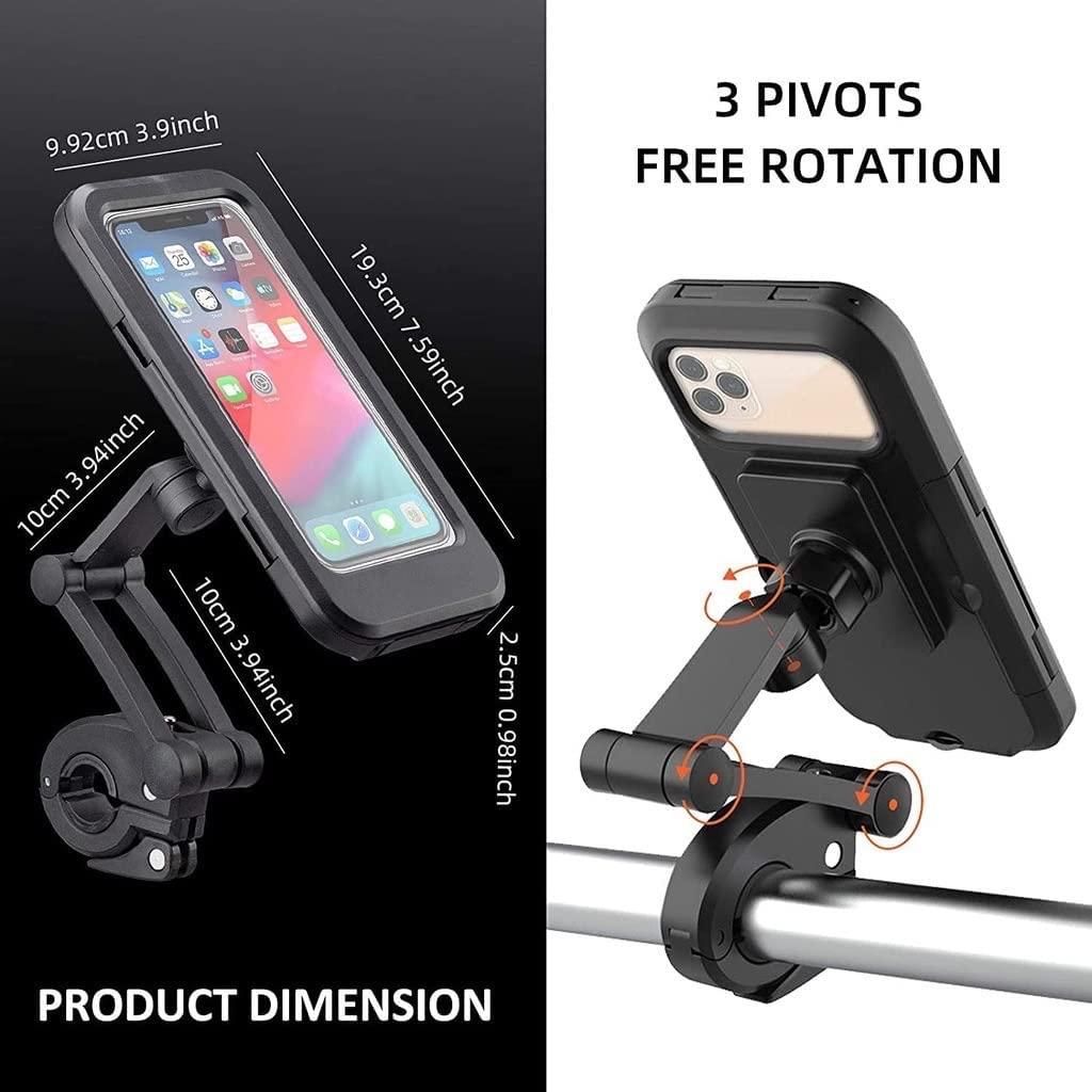 Universal 360° Rotation Bike Waterproof Phone Holder