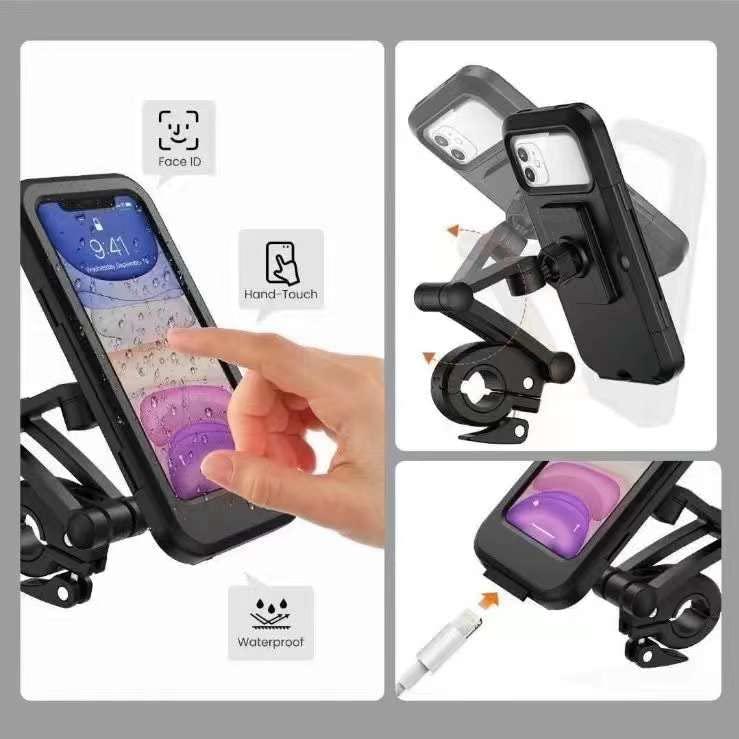 Universal 360° Rotation Bike Waterproof Phone Holder