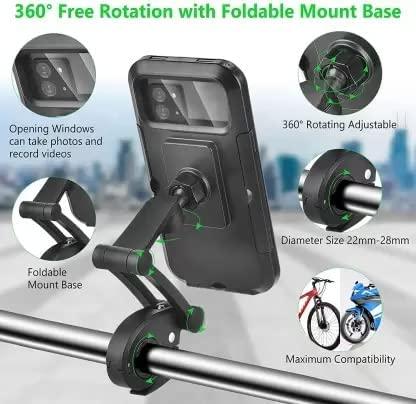 Universal 360° Rotation Bike Waterproof Phone Holder